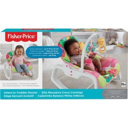 Cadeirinha de Descanso com Som Tigre Rosa Fisher Price Gdp95 - 1