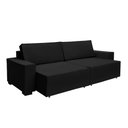 Ver imagem 3 de Sofá Dallas 2.00m Retrátil - Preto