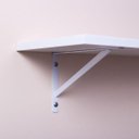 Ver imagem 3 de Prateleira Amarela 80 X 20cm Com Suporte Mao Francesa