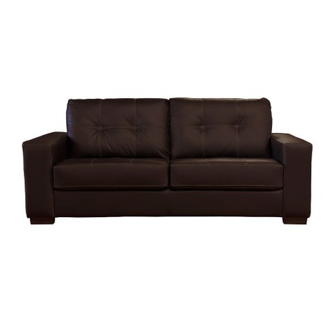 Sofá 2 Lugares Olga 206cm Couro Capuccino - Sallar Home