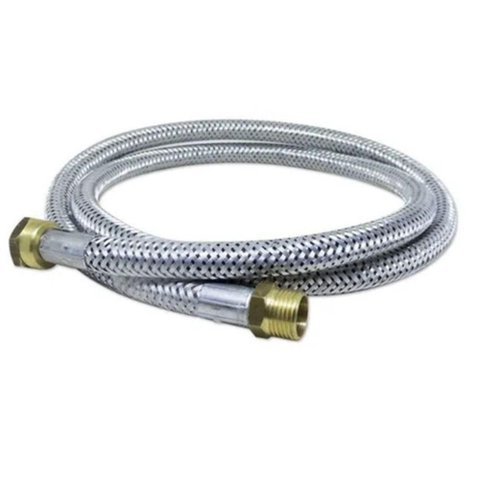 Engate Flexível para Gás 830430Z 3 Metros Inox com Conexão Macho e Fêmea Usicom