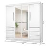 Guarda Roupa Casal 1577 Branco - Araplac - 1
