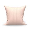 Kit Capa Almofada Decorativa Bege 3 Unidades 45cm x 45cm Tecido Jacquard - 2
