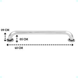 Barra de Apoio Suporte 40cm Corrimão Antiderrapante Único - 2