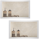 Ver imagem 3 de Kit 02 Nicho de Porcelanato Bege Barcel Polido 60x32cm