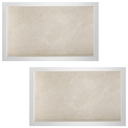 Ver imagem 2 de Kit 02 Nicho de Porcelanato Bege Barcel Polido 60x32cm