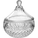 Ver imagem 1 de Vaso Potiche Redondo Home&co com Tampa Vidro 15x12x12cm Transparente Bomboniere