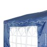 2 Paredes Laterais Tenda Gazebo 3x3 Isolamento 1 Fechada e 1 com Janela Azul Importway Iwpgz-az - 4