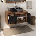 Ver imagem 2 de Conjunto Apollo 90 Cm Suspenso com Cuba Stella- Fabribam