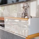 Ver imagem 3 de Painel Atlas para Tv até 70 Polegadas com 2 Gavetas 1 Prateleira Off White/jequitibá - Lukaliam