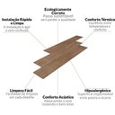 Ver imagem 4 de Kit com 30m² Piso Vinílico em Régua 17,78cm X 2mm X 1,21m Sofisticato Ruffino