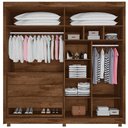 Ver imagem 3 de Guarda-Roupa Europa Palermo com 4 Portas e 3 Gavetas