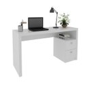 Ver imagem 4 de Escrivaninha Branca com 2 Gavetas 135x74cm Me4130 Branco