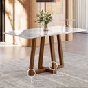 Ver imagem 5 de Mesa Jantar Largha 160cm X 83cm Vidro Livia