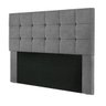 Cabeceira Julia 1,60 Queen Suede Cinza Amassado - Star Confort - 2