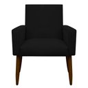 Ver imagem 1 de Poltrona Decorativa Nina Cadeira Escritório Recepção:preto