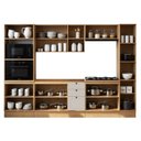 Ver imagem 5 de Cozinha Modulada Completa Compacta 14 Portas Vivace Cinamomo/Off White