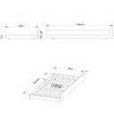 Ver imagem 2 de Cama auxiliar MDP CM8008 Amendoa - Gran Belo