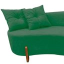 Ver imagem 5 de Namoradeira Sofá Feijão Luna Orgânica Suede Verde