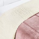 Ver imagem 4 de Coberdrom Sherpa e Flannel Everest Solteiro Manta Alta 150g 01 Peça - Rosa Secreto