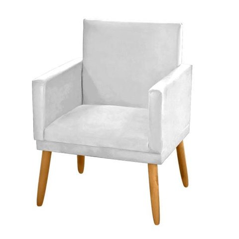 Poltrona Decorativa Nina Branco