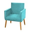 Ver imagem 2 de Poltrona Decorativa Nina Azul Tiffany