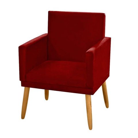Poltrona Decorativa Nina Bordô