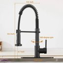 Ver imagem 4 de Torneira Gourmet Luxo Pull Down Misturador Agua Quente Fria Cozinha Banheiro Cuba Bancada Lavabo Lou