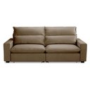 Ver imagem 4 de Sofa 2 Lugares Retrátil Reclinavel 200cm Veludo Bege Capuccino Andreza