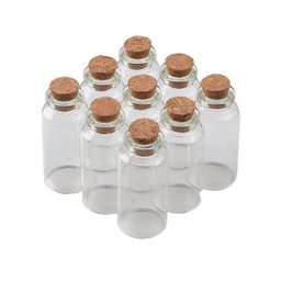 kit 100 vidrinhos penicilina 20ml com tampa rolha - 1