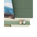 Ver imagem 4 de Conjunto Painel e Home Rack Suspenso Reflecta com Led Akin Cor:verde