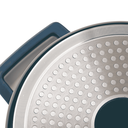Ver imagem 5 de Cacarola 28cm One Azul Revestimento Interno Preto - Jomafe 76141228