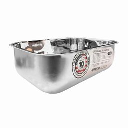 10 Cubas Pia Inox N1 47x30x17 Aço 430 Cozinha As Atacado Kit - 5