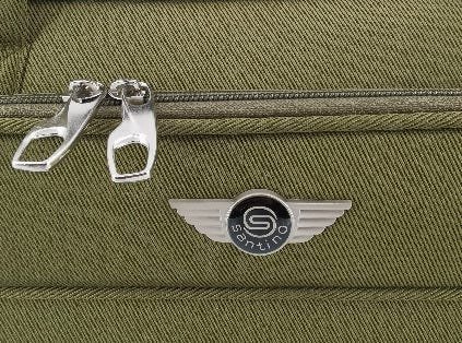 BOLSA DE VIAGEM LONA MÉDIA RÍGIDA UNISSEX - UN - Marrom - 4
