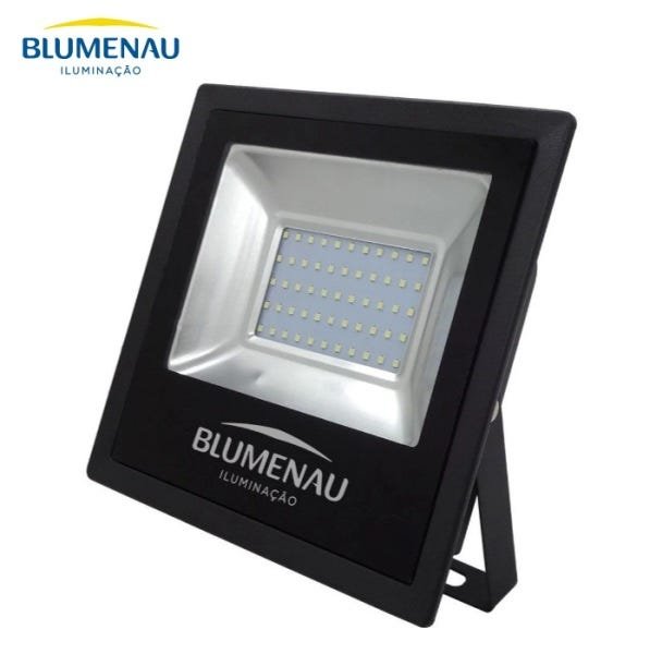 Refletor LED Blumenau 50W Luz Decorativa Verde 76505000 - Bivolt
