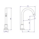 Ver imagem 4 de Torneira de Mesa com Sensor Bivolt e a Pilha On/off para Lavatório Cromado Deca