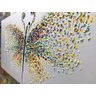 Quadro Pintura Tela borboleta colorida extra artistas 5379: 70cm (A) x 140cm (L) - 5