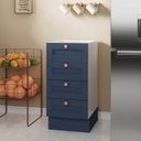 Ver imagem 1 de Balcão 4 Gavetas 40cm sem Tampo Arizona CabeCasa MadeiraOriginals