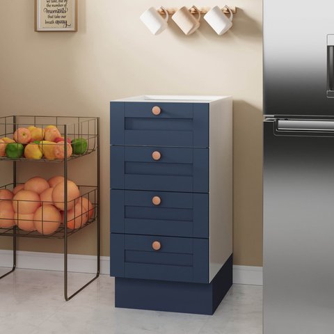 Balcão 4 Gavetas 40cm sem Tampo Arizona CabeCasa MadeiraOriginals