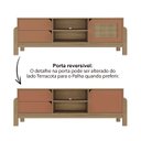 Ver imagem 5 de Rack para TV até 60 com 1 Porta 2 Gavetas 2 Nichos