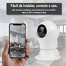 Câmera Ip C360 de Segurança Wifi 2 Antenas Robô Hd 1080p sem Fio 360º Áudio Visão Noturna - 8165hp - 13