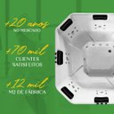 Ver mais imagens de Spa Quadrado Harmonia Completo com Hidro em Acrílico - 2.10x2.10x0.84 - 220v