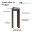 Ver imagem 3 de Porta-geladeira 73 Cm 1 Porta Basculante Rustic/crema Agata Madesa