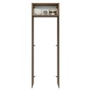 Ver imagem 4 de Porta-geladeira 73 Cm 1 Porta Basculante Rustic/crema Agata Madesa