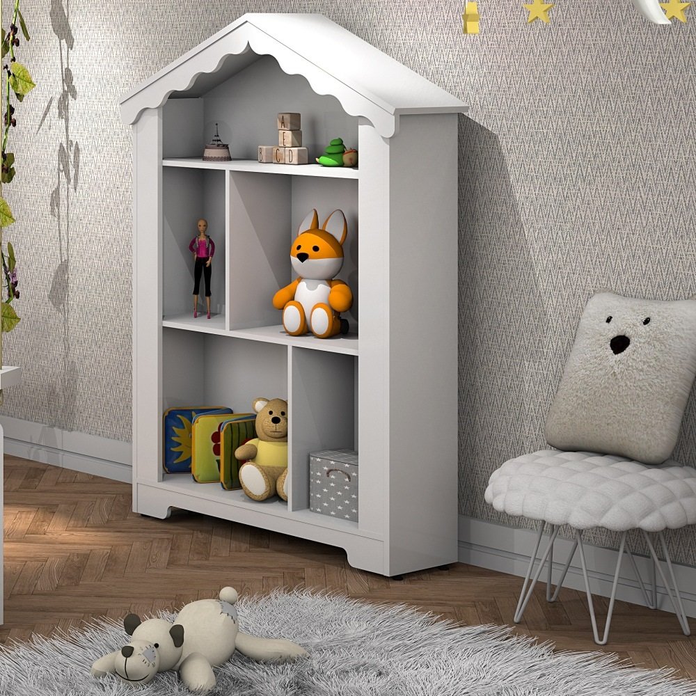 Casinha de Bonecas Infantil em Madeira MDF Casa de Brinquedo 2 Andares com  22 Móveis Sulartes Rosa : : Brinquedos e Jogos