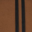 Ver imagem 5 de Recamier Puff Baú Organizador no Boucle com Cinto Preto:terracota