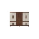 Ver imagem 4 de Guarda-roupa Valdemóveis Bem Te Vi 10 Portas 3 Gavetas