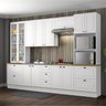 Cozinha Completa Americana 6 Peças Branco 100%MDF Sem Tampo - Henn - 1