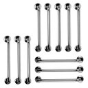 Ver imagem 1 de Barra de Apoio 60cm Inox Kit 11 Unidades Idoso Cadeirante Deficiente Gestante Banheiro Box Suporte e