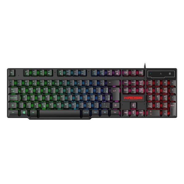 KIT 5 EM 1 GAMER KROSS TECLADO/MOUSE/FONE/MOUSE PAD/BUNGEE - 2